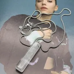Колье из горного хрусталя