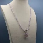 Кулон с аметистом