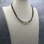 Чокер из черной шпинели