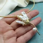 подвеска с барочным жемчугом