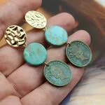 Серьги из бирюзы