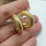 Серьги кольца