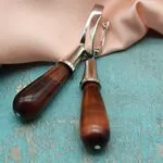 Стильные серьги с тигровым глазом