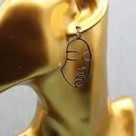 Серьги женские лица