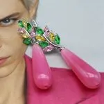 Агатовые серьги - серьги с розовым агатом