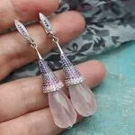 Серьги с каплями - авторские серьги