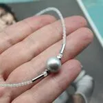 Колье с аквамарином