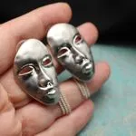 Серьги маски