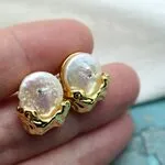 Барочные жемчужины в серьгах