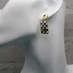 Серьги с эмалью