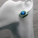 Серьги с бирюзой