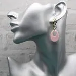 Серьги конго с перламутром