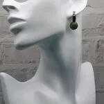 Нефритовые серьги