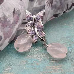 Серьги бабочки