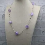 Украшения с аметистом - колье