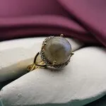 Стильные кольца с лабрадором