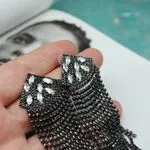 Серьги люстры