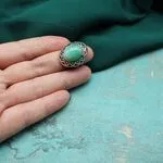 Винтажное кольцо с агатом