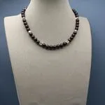 Гранатовые колье - авторские украшения