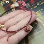 Колье сердечки