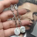 Серьги с барочным жемчугом