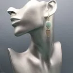 Дизайнерские украшения с натуральными камнями - амазонит