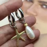  серьги трансформеры с жемчугом