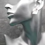 Серьги квадраты