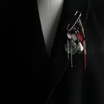 Броши для пальто жакетов
