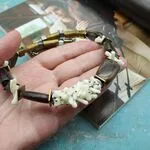 Стильные украшения с натуральными камнями - кораллом, рогом буйвола