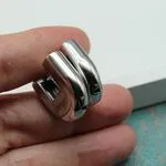 Серьги конго из стали