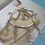Колье с цепочками