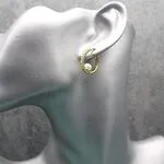 Серьги с натуральным жемчугом - серьги конго