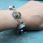 Браслет с натуральным агатом