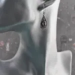 Серьги из натурального аметиста