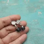 Серьги с флюоритами