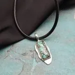 Подвеска с матричной бирюзой