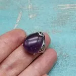 Серебряное кольцо с аметистом